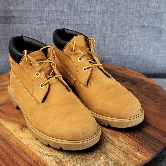 Timberland 3-Eye Chukka Boot Wheat Big Kids Junior's size 6 (EU 39)  7190R - Picture 1 of 12